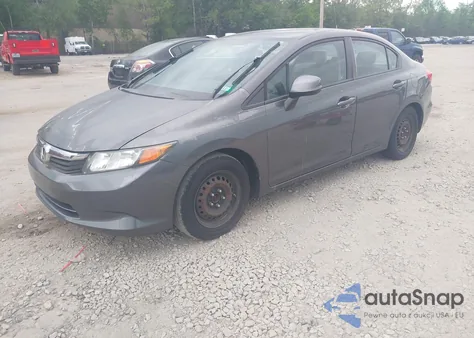 2012 Honda Civic Lx z USA, uszkodzony, nr VIN 2HGFB2F58CH590369